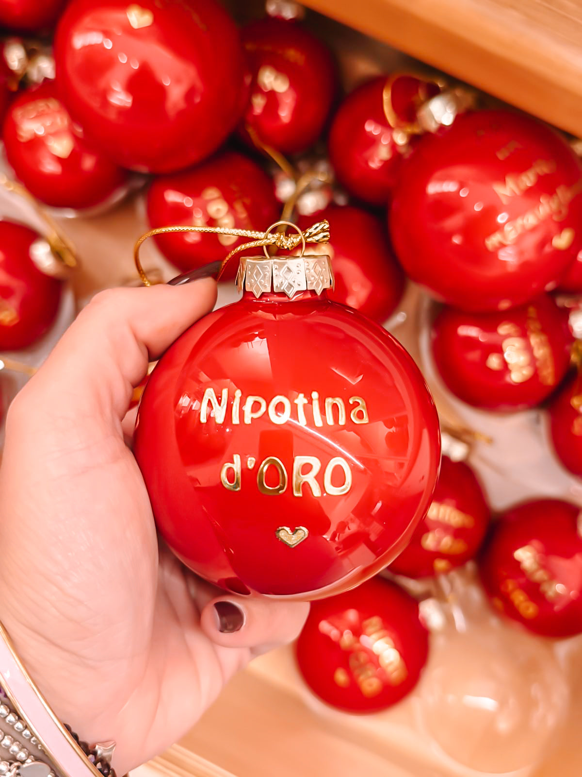 Pallina media con dedica