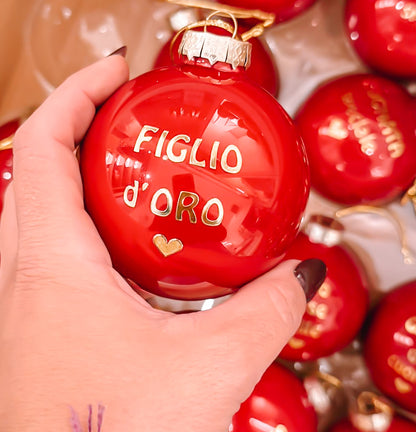 Pallina media con dedica