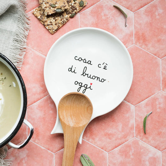 Poggiamestoli "Cosa c'è di buono oggi"