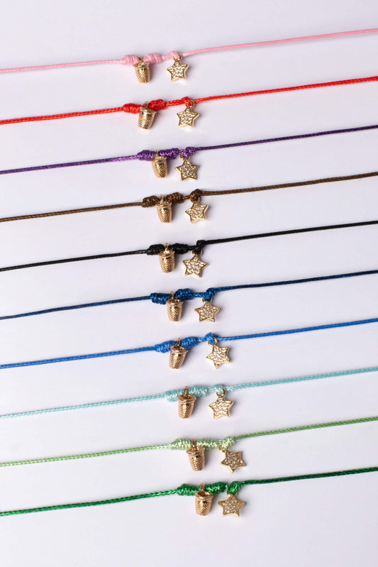 Braccialetto filo magico stella